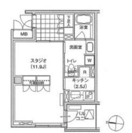 ブリリアイスト東雲キャナルコート 333 間取り図