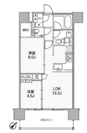 ディームス渋谷本町 906 間取り図