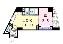 ヒラキ門前仲町 201 間取り図