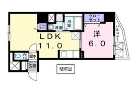 ヒラキ門前仲町 401 間取り図