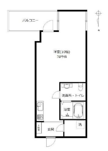 麻布エンパイアマンション 407 間取り図