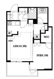 シティタワー大井町 8階 間取り図