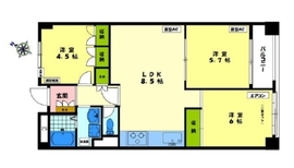 飯田橋セントラルプラザ 410 間取り図