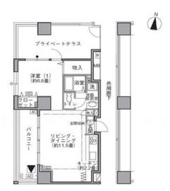 東雲キャナルコートCODAN 19-1105 間取り図