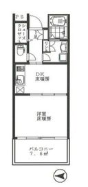 グランドテラス新宿 4階 間取り図