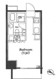 グランスイート南麻布 3階 間取り図