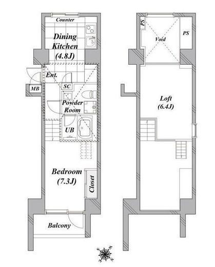 taliesin CY（タリアセンシーワイ） 501 間取り図