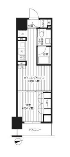 レジディア新御徒町 1104 間取り図