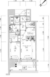 ライトテラス蔵前 805 間取り図