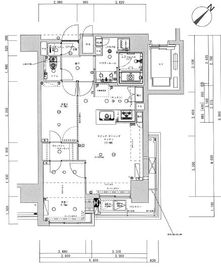 ライトテラス蔵前 703 間取り図