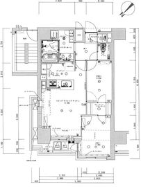 ライトテラス蔵前 604 間取り図