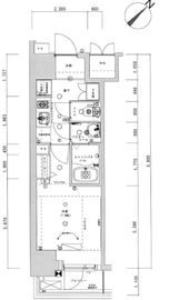 ライトテラス蔵前 301 間取り図