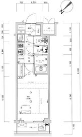 ライトテラス蔵前 209 間取り図