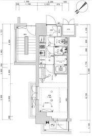 ライトテラス蔵前 206 間取り図