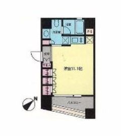 プラティーク新宿ウエスト 402 間取り図