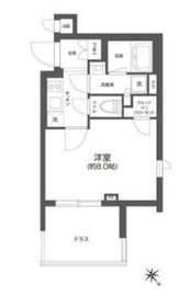 グランパセオ四谷若葉 107 間取り図