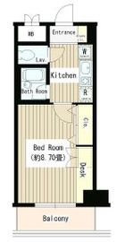 協和高輪マンション 203 間取り図