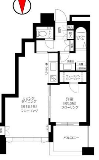 ドゥ・トゥール 49階 間取り図