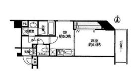 ドメイン広尾 2階 間取り図