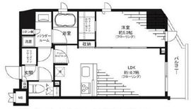 グランドコンシェルジュ新御徒町アジールコート 10階 間取り図