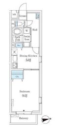 ルーチェ白金 301 間取り図