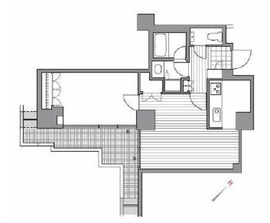 六本木ファーストプラザ 18階 間取り図