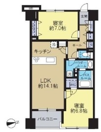 東新宿レジデンシャルタワー 6階 間取り図