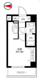 ステージファースト南麻布 8階 間取り図