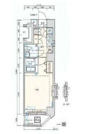 バージュアル新御徒町 4階 間取り図