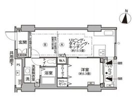 東雲キャナルコートCODAN 13-804 間取り図