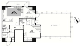 グランドコンシェルジュ麻布 9階 間取り図