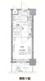 パレステュディオ渋谷ウエスト 12階 間取り図