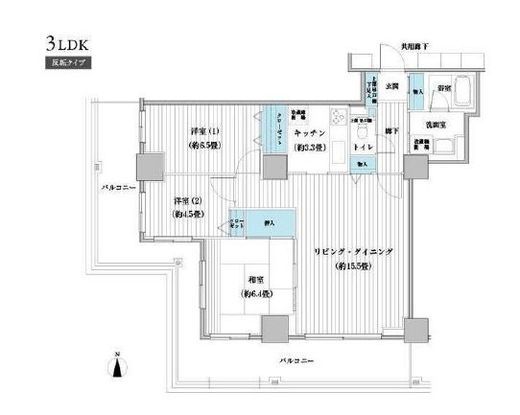 ベルタワー 305 間取り図