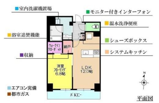 パークリュクス小石川 11階 間取り図