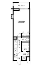 プライムアーバン中目黒 208 間取り図