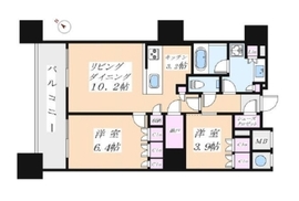 ザ・パークハウス西新宿タワー60 32階 間取り図
