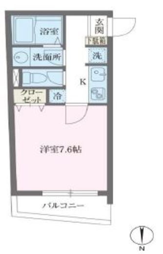 アルティザ池尻 402 間取り図