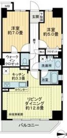 レーベンハイム森下レシェンテ 8階 間取り図