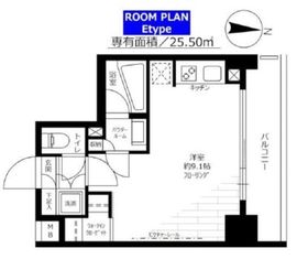 ステージファースト両国アジールコート 803 間取り図