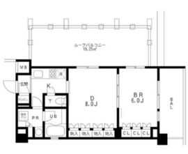 レジディア池袋 501 間取り図