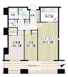 虎ノ門タワーズレジデンス 3階 間取り図