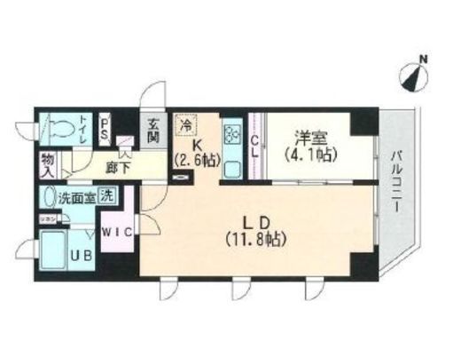 ヒルクレスト南大塚 602 間取り図