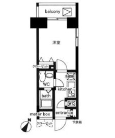 レジディア日本橋人形町2 1111 間取り図