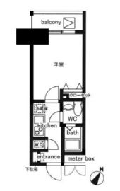 レジディア日本橋人形町2 1109 間取り図