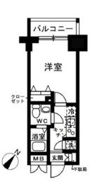 レジディア日本橋人形町2 1010 間取り図