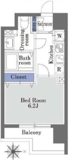 ドゥーエ学芸大学2 803 間取り図