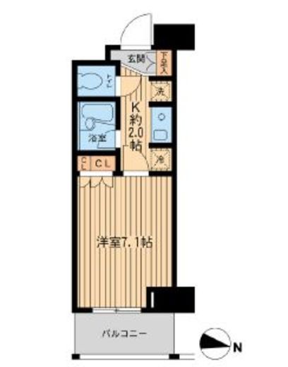 エコロジー東陽町 911 間取り図