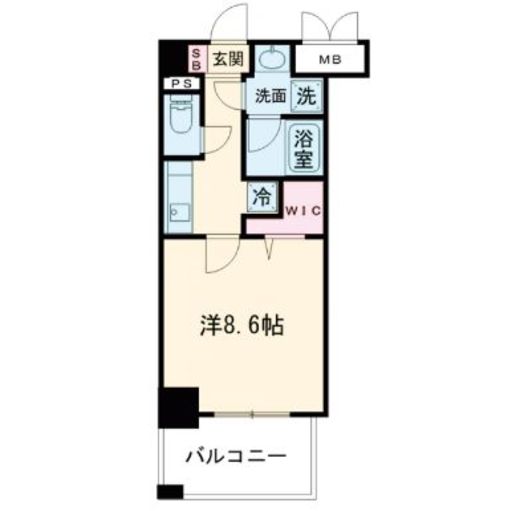 マージュ世田谷 503 間取り図