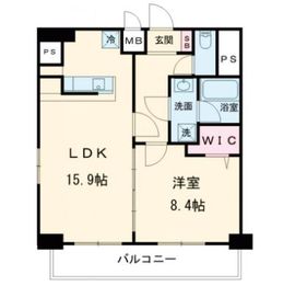 マージュ世田谷 1301 間取り図