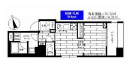 ステージグランデ蔵前 1202 間取り図